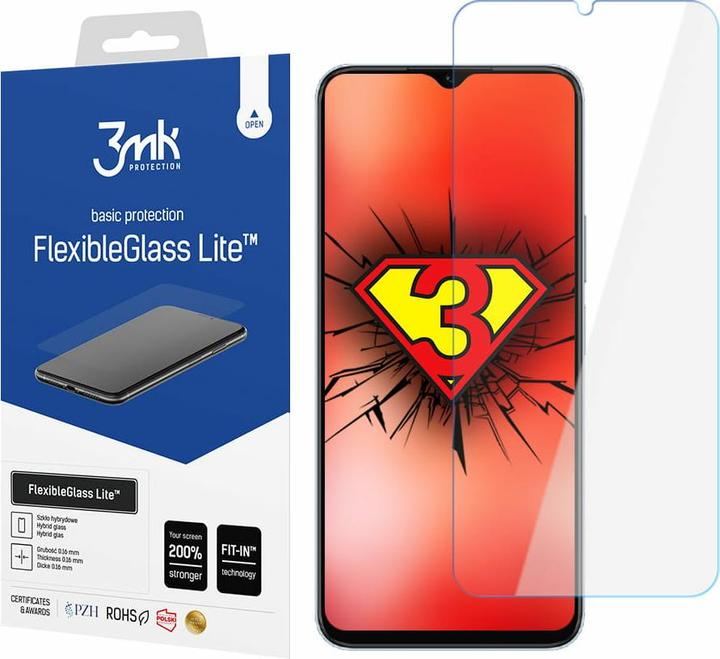 Actual product image 3MK FlexibleGlass Lite (1 Piece, Honor Play 6C)