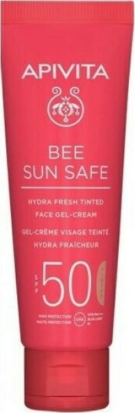 Actual product image Apivita Express Beauty Ginkgo Biloba (Sun gel, Suntan cream, SPF 30, 50 ml)