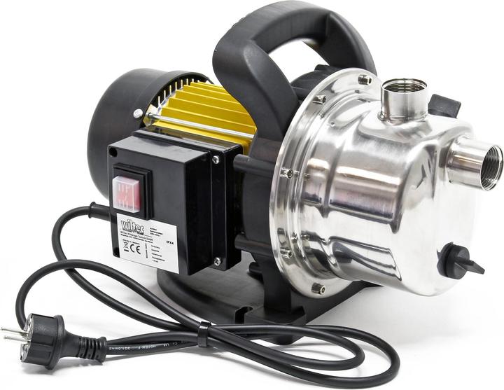 Produktbild Wiltec Gartenpumpe 2800l/h 600W Wasserpumpe Pumpe 3.5 bar Teich Regenwasserpumpe (Gartenpumpe)