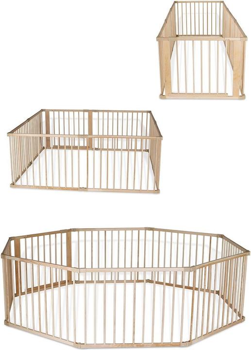 Dibea Playpen with door (90 cm, 270 cm, Spruce)