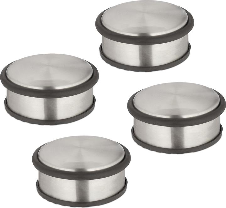 Immagine prodotto Relaxdays 4x fermaporta (4 Pezzo/i, 10,5 x 10,5 x 4,5 cm)