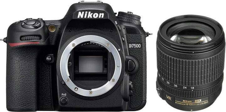Nikon D7500 Kit (18 - 105 mm, 21.51 Mpx, APS-C / DX)