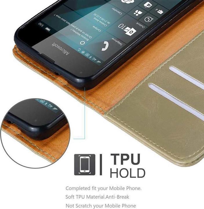Produktbild Cadorabo Book Luxury Cover (Microsoft Lumia 550)