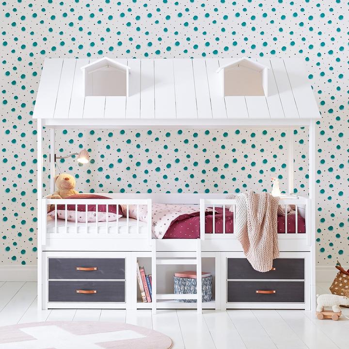 Produktbild Lifetime Kidsrooms Beachhouse Cabin Bed mit DeLuxe Lattenrost (90 x 200 cm)
