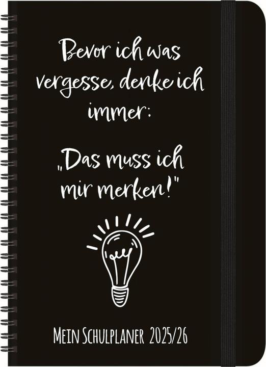 Schlerkalender Merk ich mir 2025/2026 (A5, Allemand)