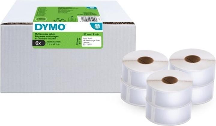 Produktbild Dymo Vielzweck-Etiketten 32 x 57 mm 6x 1000 St.