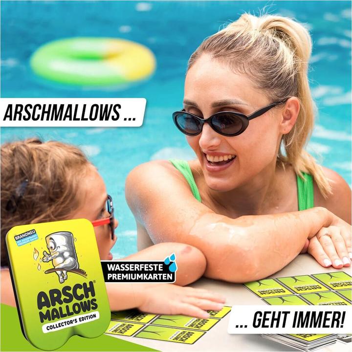 Actual product image Denkriesen ARSCHMALLOWS® - Collector's Edition – "Weniger frisst mehr." - Wasserfest