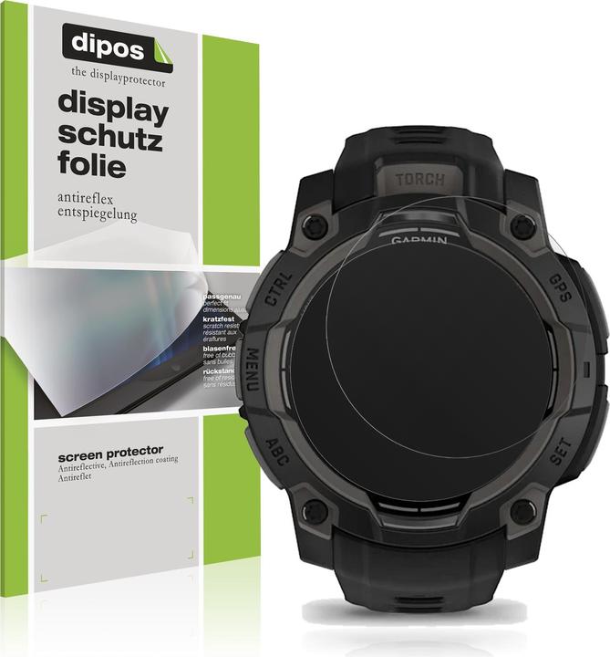 Produktbild Dipos Schutzfolie Matt für Garmin Instinct 3 45mm