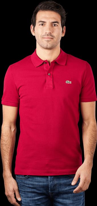 Lacoste Polo Shirt Slim Short Sleeves bordeaux