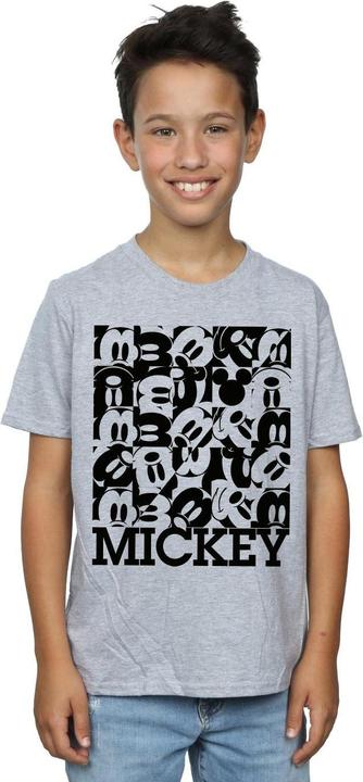 Actual product image Disney Boys Mickey Mouse Grid T-Shirt (116)