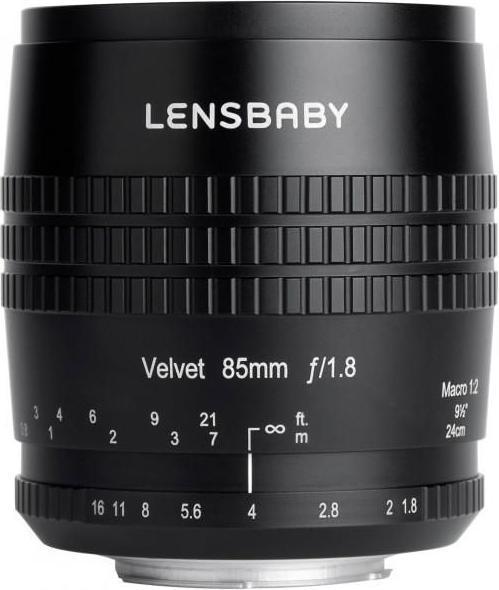 Image du produit Lensbaby Velvet 85mm f/1.8 Canon EF (Canon EF, APS-C / DX, Plein format)
