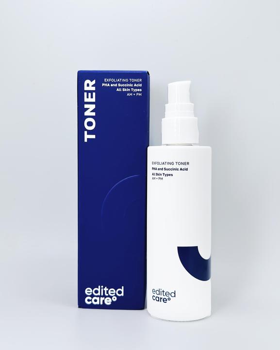Actual product image Edited Care Exfoliating Toner (Tonic water)