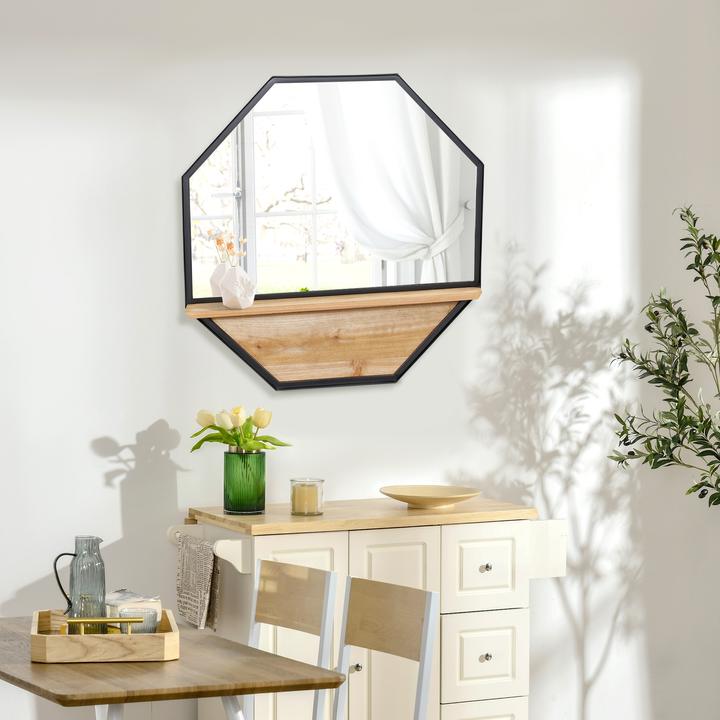 Immagine prodotto Homcom Specchio da parete con cornice in legno