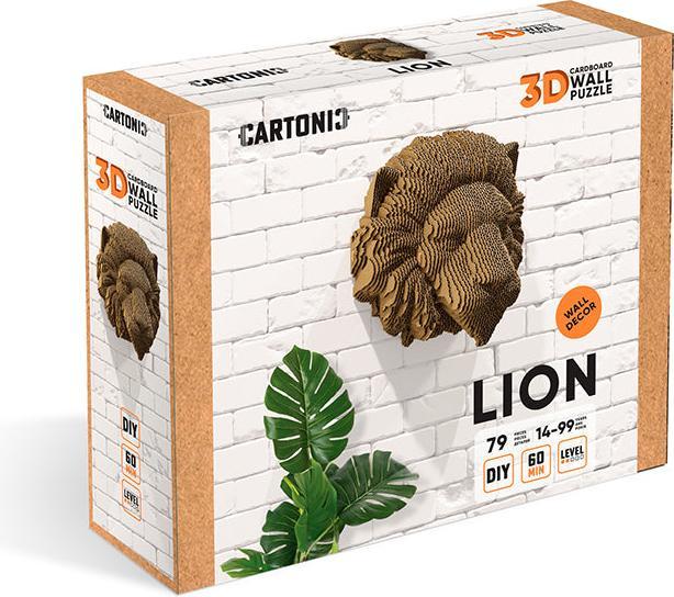 Produktbild Cartonic Löwe - 3D Modell aus Karton