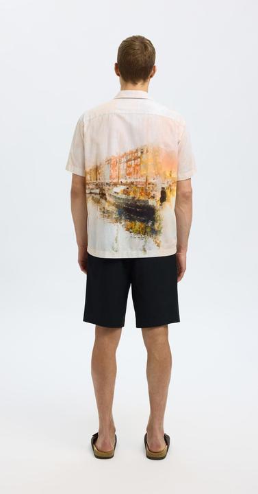 Actual product image Selected Homme Print Kurzarmhemd (L)