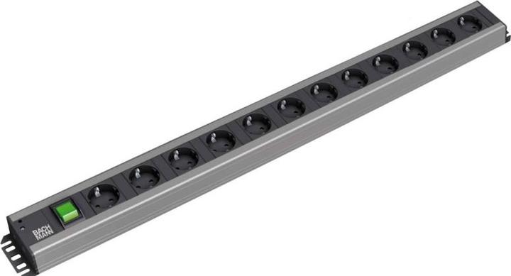 Produktbild Bachmann Verlängerungsschnur (12 x, CEE 7/3, 2 m)