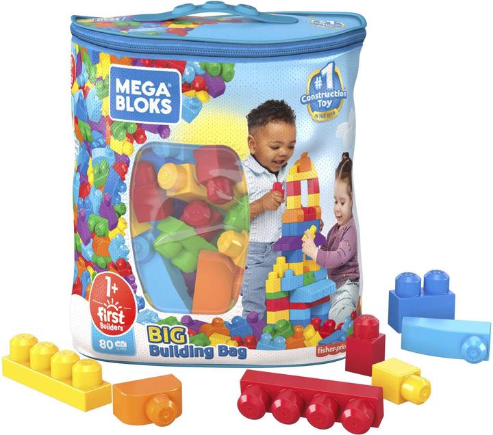 Mega Bloks Sac 80 BRIQUES - Briques de construction - 12 mois et +