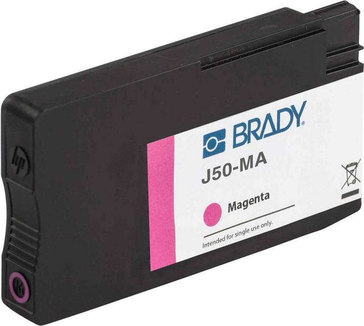Actual product image Brady J50-MA - pigment based ink - magenta - - BradyJet J5000 - 101.6 mm -