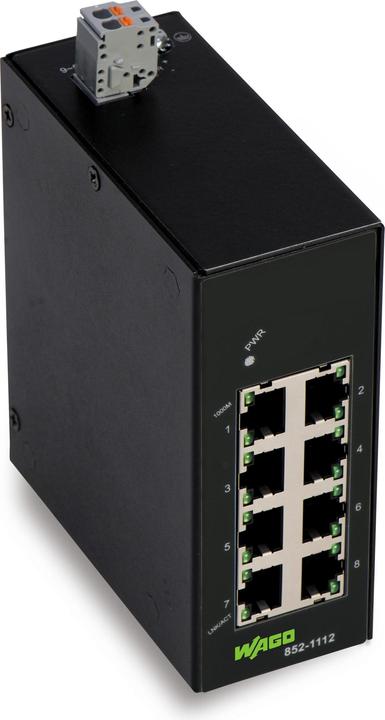 Actual product image Wago Industrial Ethernet Switch ECO Switch, 8 Ports 1000Base T (8 Ports)