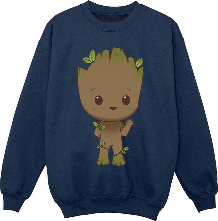 I Am Groot Chibi Wave Pose Sweatshirt Mädchen
