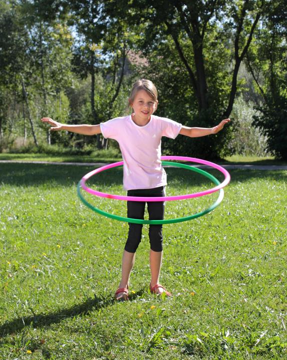 Actual product image Betzold Hula hoop rainbow set, 6 pieces (60 cm, 170 g)