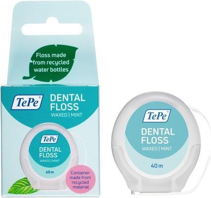 TePe Dental Floss gewachste Zahnseide Mint