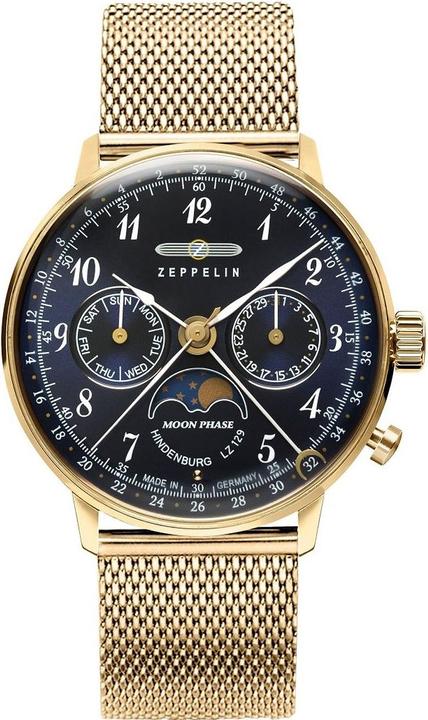 Actual product image Zeppelin Watch LZ129 Hindenburg 7039M-2 Quartz (Analogue wristwatch, 36 mm)