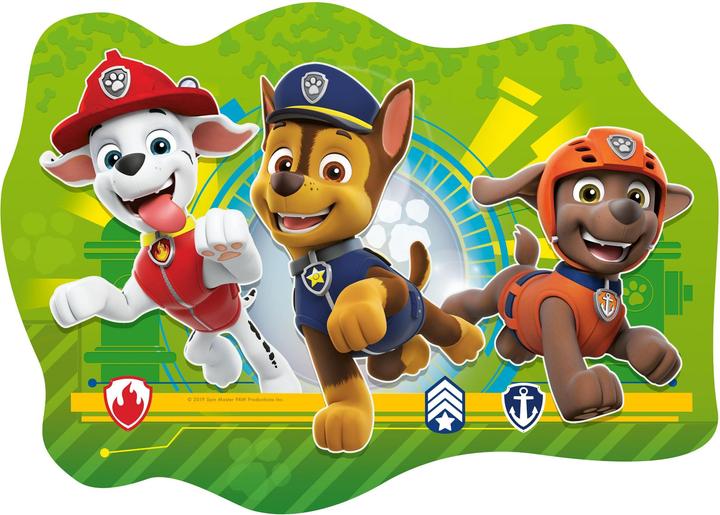 Actual product image Ravensburger 4 in 1 Shaped Puzzles - Paw Patrol (10 pieces)
