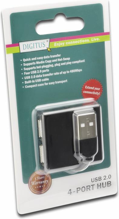 Actual product image Digitus DA-70217 (USB-A, 4 Ports)