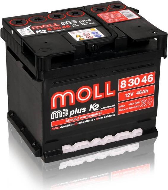 Actual product image MOLL M3-Plus K2 83050 (12 V, 50 Ah, 420 A)