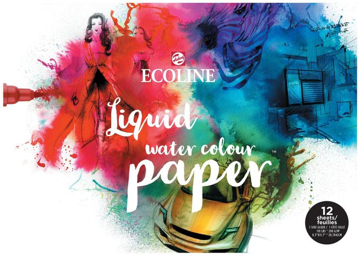 Talens Ecoline (A3, Blanko, Harter Einband)