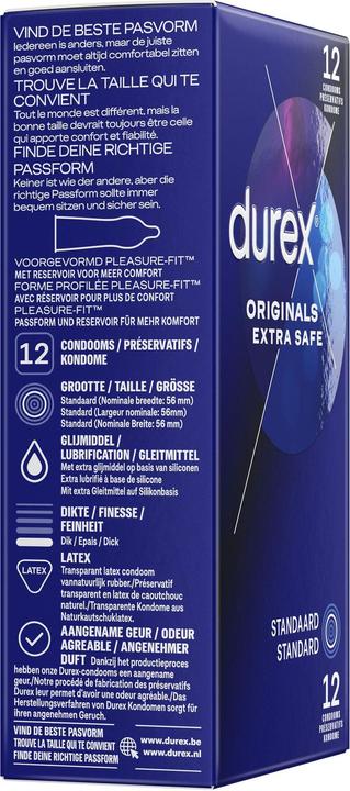 Produktbild Durex Originals Extra Safe (12 Stk.)