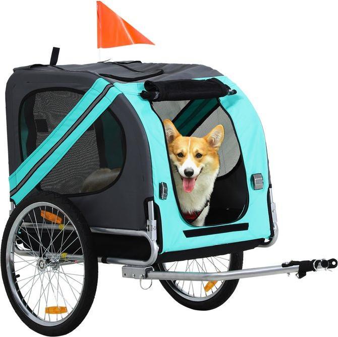Produktbild Swisshandel24 Hundeanhänger Fahrradanhänger Hundetransporter Hunde Fahrrad Anhänger Oxfordstoff Regenschutz atmung