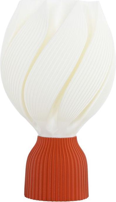 Produktbild Swisshandel24 Tischlampe, LED Tischleuchte mit 3D-Druck blütenähnlichen Lampenschirm Weiss (450 lm, E27)