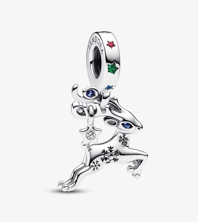 Actual product image Pandora Christmas magic reindeer charm (Sterling silver 925)