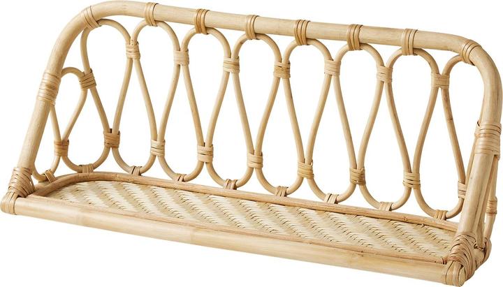 Actual product image Vertbaudet Children's room wall shelf made of rattan