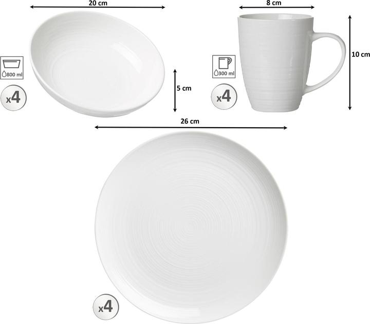 Produktbild Ritzenhoff & Breker Suomi (12 Stück)
