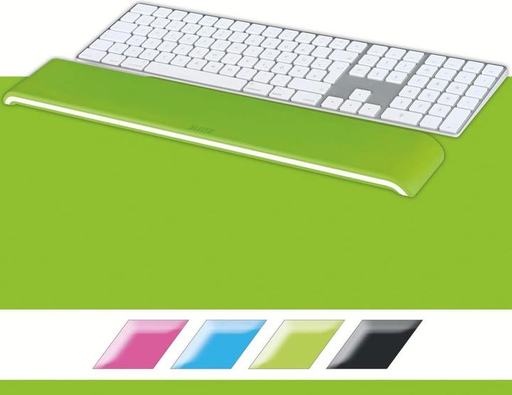 Actual product image Leitz Wrist rest WOW 65230054 white/green