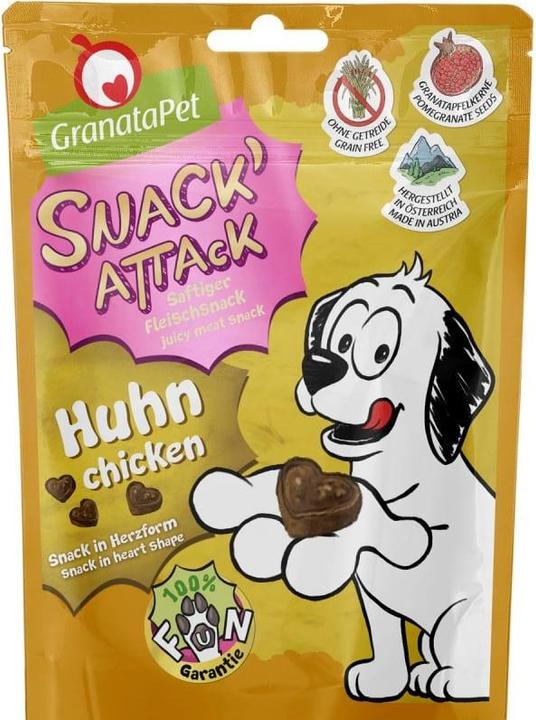 Actual product image Granatapet Snack'Attack Huhn (Adult, 1 pcs., 100 g)