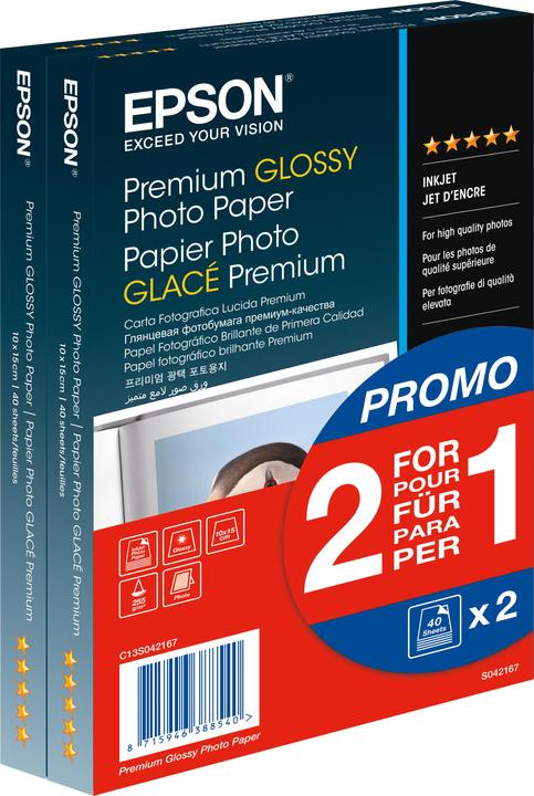 Actual product image Epson Premium Glossy (255 g/m², 10 x 15 cm, 80 x)