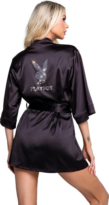 Actual product image Playboy Lingerie - Sparkling Bunny Robe (XL)