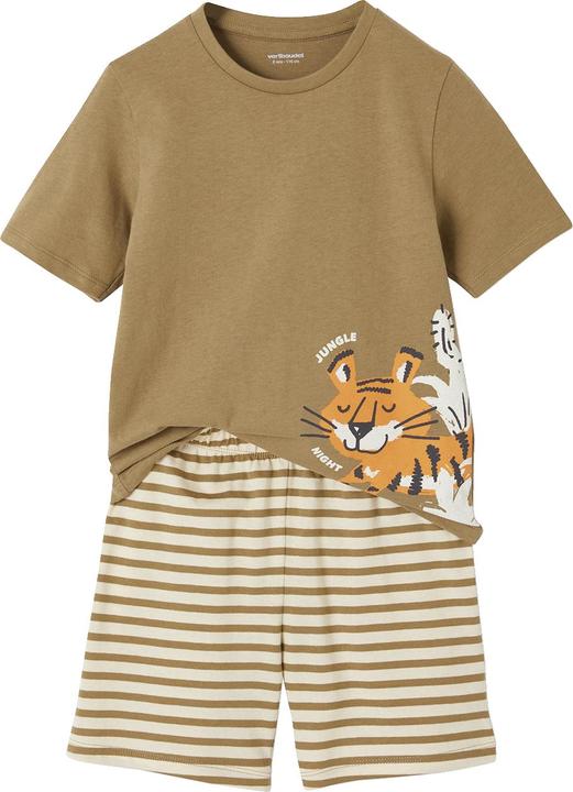Produktbild Vertbaudet 2er-Pack kurze Jungen Schlafanzüge mit Tigern Oeko-Tex (92)