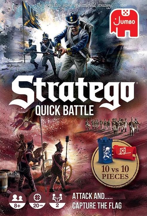 Actual product image Jumbo Stratego Quick Battle (German, French, Dutch, Italian, Portuguese, English)