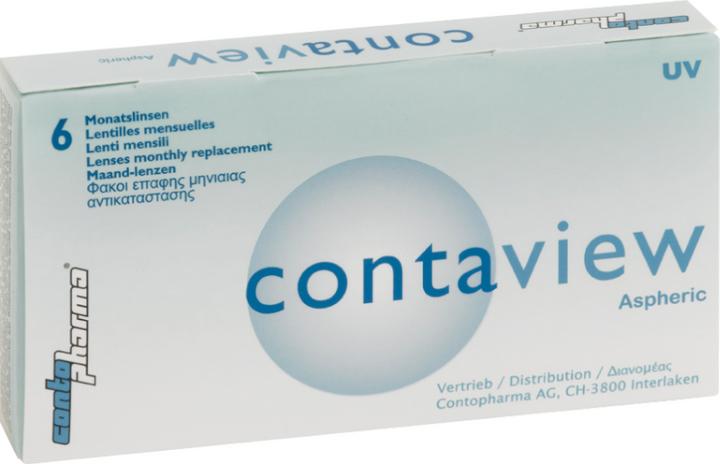 Produktbild Contopharm Contaview aspheric (6 Stück, Monatslinse, Sphärisch)