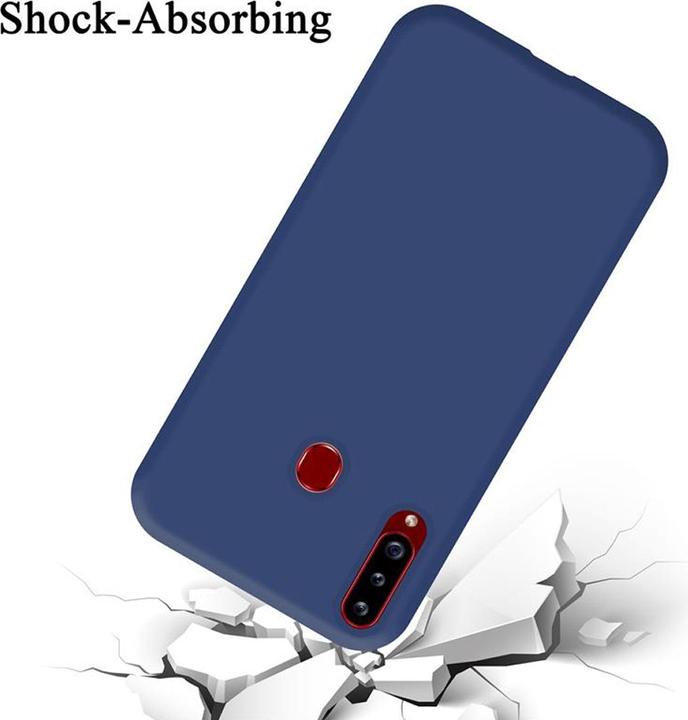 Productafbeelding Cadorabo TPU Liquid Silicone Case Cover (Samsung Galaxy A20)