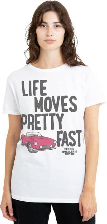 Actual product image Ferris Bueller´s Day Off Unisex Adult Slow Down T-Shirt (M)