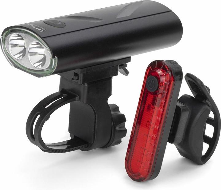 Montiss Zestaw akumulatorowych lampek rowerowych LED MT107 (270 lm)