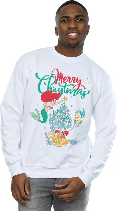 Image du produit Disney - Sweat PRINCESS ARIEL MERRY CHRISTMAS - Homme (L)