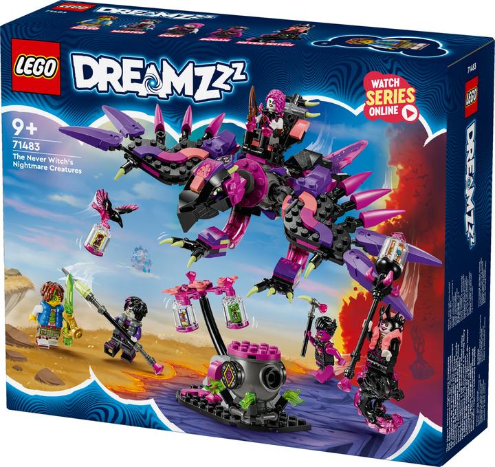 Produktbild LEGO Die Albtraumkreaturen der Nimmerhexe (71483, LEGO Dreamzzz)