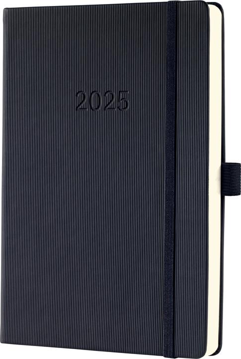 Sigel Weekly note calendar 2025 C2514 1W/1S black 21.3x14.8cm (German)